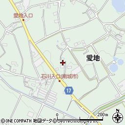 沖縄県南城市玉城愛地740周辺の地図