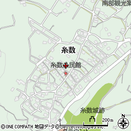 沖縄県南城市玉城糸数42周辺の地図