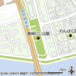 豊崎にじ公園周辺の地図