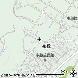 沖縄県南城市玉城糸数410周辺の地図