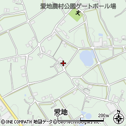 沖縄県南城市玉城愛地566-3周辺の地図