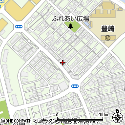 豊崎書道塾周辺の地図