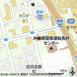 琉球日産豊崎店周辺の地図