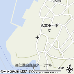 沖縄県南城市知念久高23周辺の地図