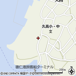 沖縄県南城市知念久高23周辺の地図