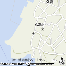 沖縄県南城市知念久高21周辺の地図