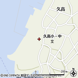 沖縄県南城市知念久高17周辺の地図