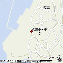 沖縄県南城市知念久高14周辺の地図