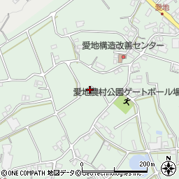 沖縄県南城市玉城愛地周辺の地図