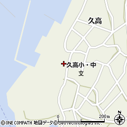 沖縄県南城市知念久高13周辺の地図