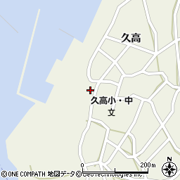 久高島簡易郵便局周辺の地図