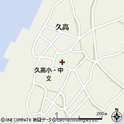 沖縄県南城市知念久高138周辺の地図