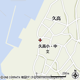 沖縄県南城市知念久高6周辺の地図