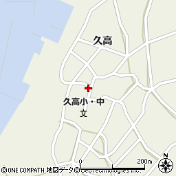 沖縄県南城市知念久高70周辺の地図