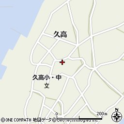 沖縄県南城市知念久高165周辺の地図