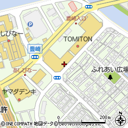 豊崎郵便局周辺の地図
