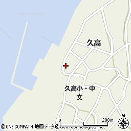 沖縄県南城市知念久高77周辺の地図