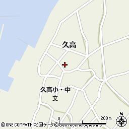 沖縄県南城市知念久高121周辺の地図