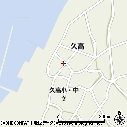 沖縄県南城市知念久高86周辺の地図
