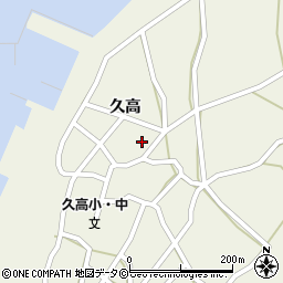 沖縄県南城市知念久高151周辺の地図