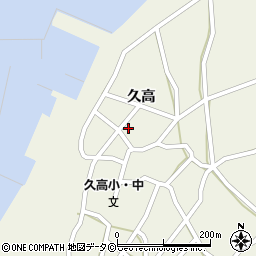 沖縄県南城市知念久高122周辺の地図