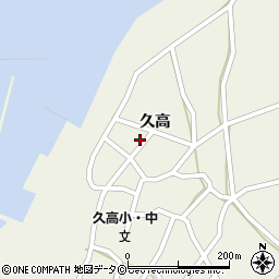 沖縄県南城市知念久高109周辺の地図