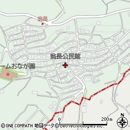 翁長学童クラブ周辺の地図