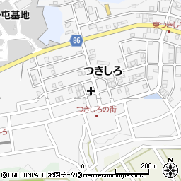 沖縄県南城市つきしろ周辺の地図