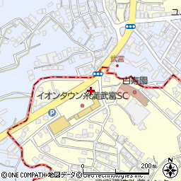 沖縄県糸満市武富163-1周辺の地図