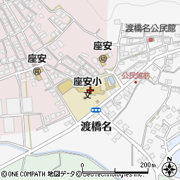 豊見城市立座安小学校周辺の地図