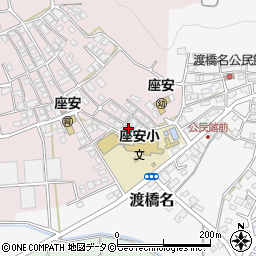 沖縄県豊見城市座安2周辺の地図