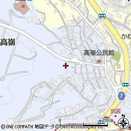 沖縄県豊見城市高嶺61周辺の地図