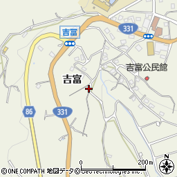 沖縄県南城市知念（吉富）周辺の地図