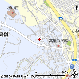 沖縄県豊見城市高嶺46周辺の地図