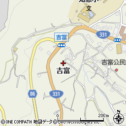 沖縄県南城市知念吉富302周辺の地図