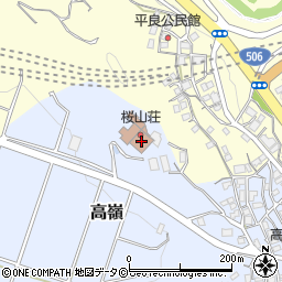 桜山荘　通所センター周辺の地図
