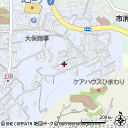 沖縄県豊見城市上田601-2周辺の地図