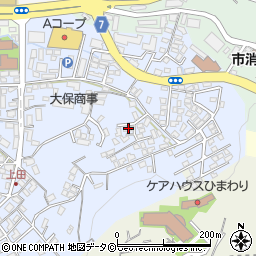 沖縄県豊見城市上田602-2周辺の地図