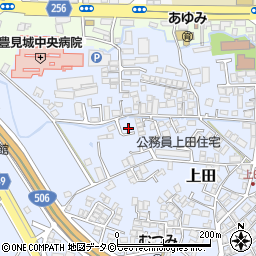 沖縄県豊見城市上田96-9周辺の地図