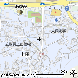 沖縄県豊見城市上田118周辺の地図