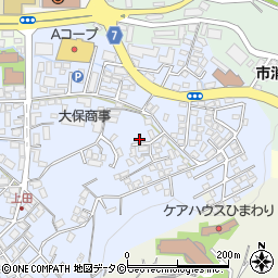 沖縄県豊見城市上田573-2周辺の地図