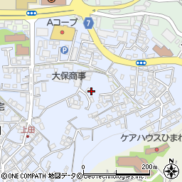 沖縄県豊見城市上田597-3周辺の地図