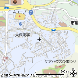 沖縄県豊見城市上田573-1周辺の地図