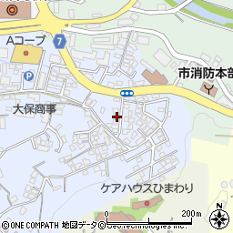 沖縄県豊見城市上田515-8周辺の地図
