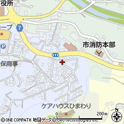 沖縄県豊見城市上田525-8周辺の地図