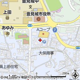 沖縄県豊見城市上田557-1周辺の地図