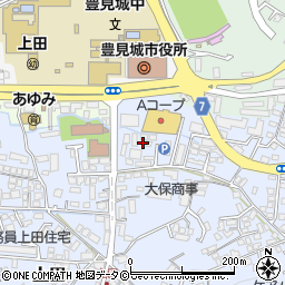 沖縄県豊見城市上田557周辺の地図