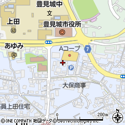 沖縄県豊見城市上田557-6周辺の地図