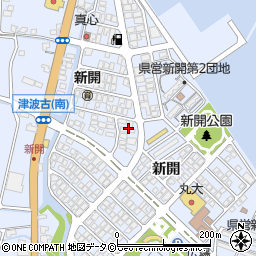沖縄県南城市佐敷新開周辺の地図