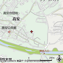 沖縄県豊見城市高安163周辺の地図